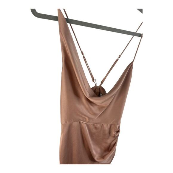 Significant Other Aria Cowl Neck Satin Maxi Dress Formal Gala Party Prom Size 2 - Picture 14 of 16